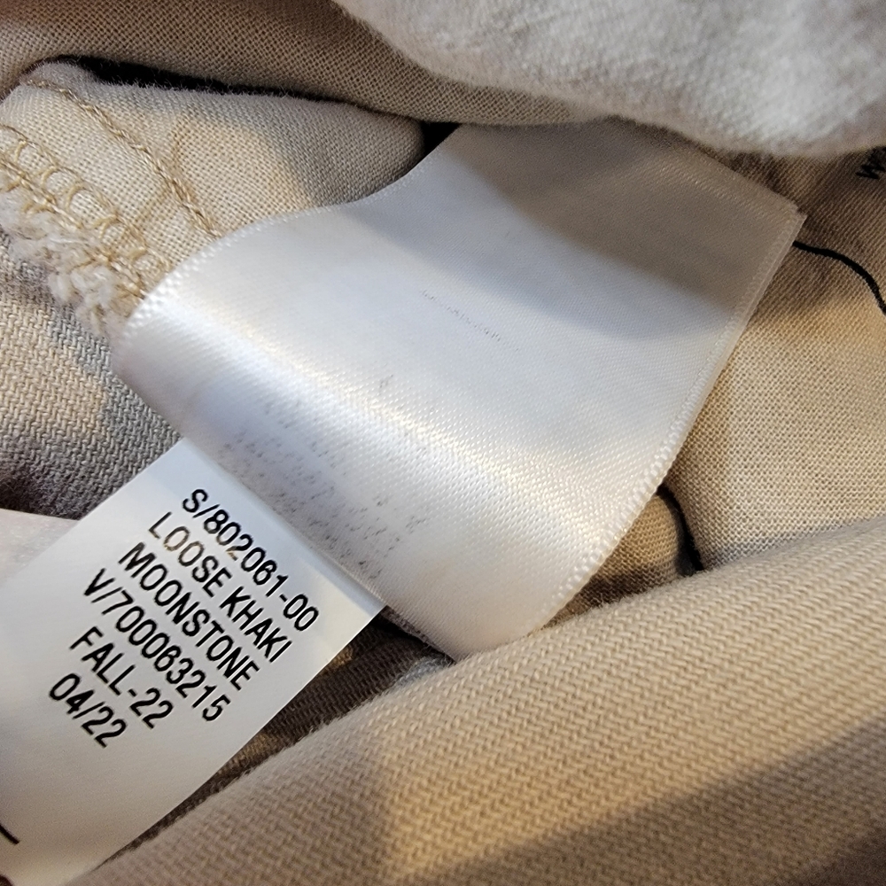 Gap Loose Wide Leg Pant Moonstone Beige Size 12 NWT! - Picture 13 of 16